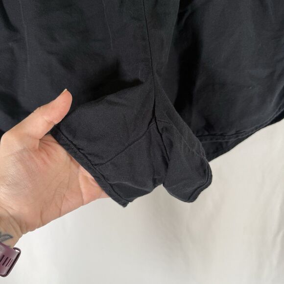 Madewell Shorts Women's Small Black Pull On Lightweight 3" Inseam Pockets Cotton - Picture 3 of 7